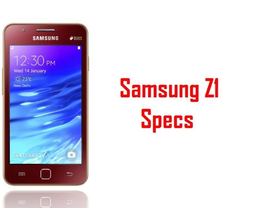 Samsung Z1  key features and  specifications