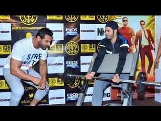 John Abraham: Varun Dhawan's Personal Trainer | Dishoom Promotions