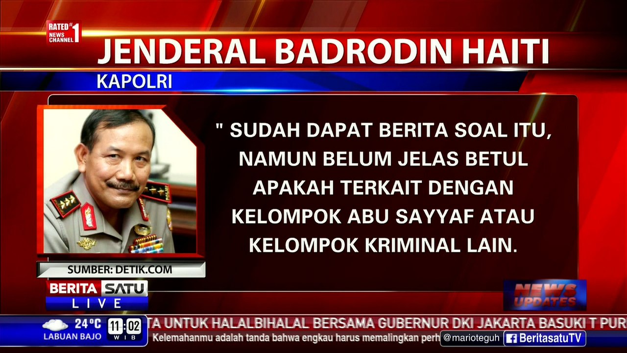Kapolri Sudah Terima Informasi Penculikan 3 WNI di Perairan Malaysia
