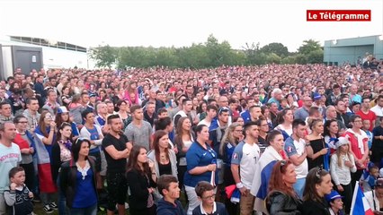 Lamballe. Plus de 2400 spectateurs dans la "fan zone"