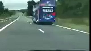 The French Celebration Bus Return Empty To Garage Euro 2016