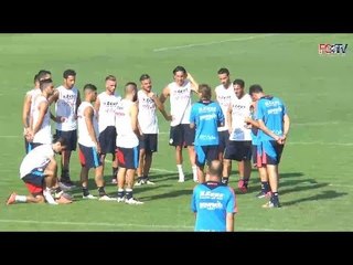 Si parte: primo allenamento degli squali!