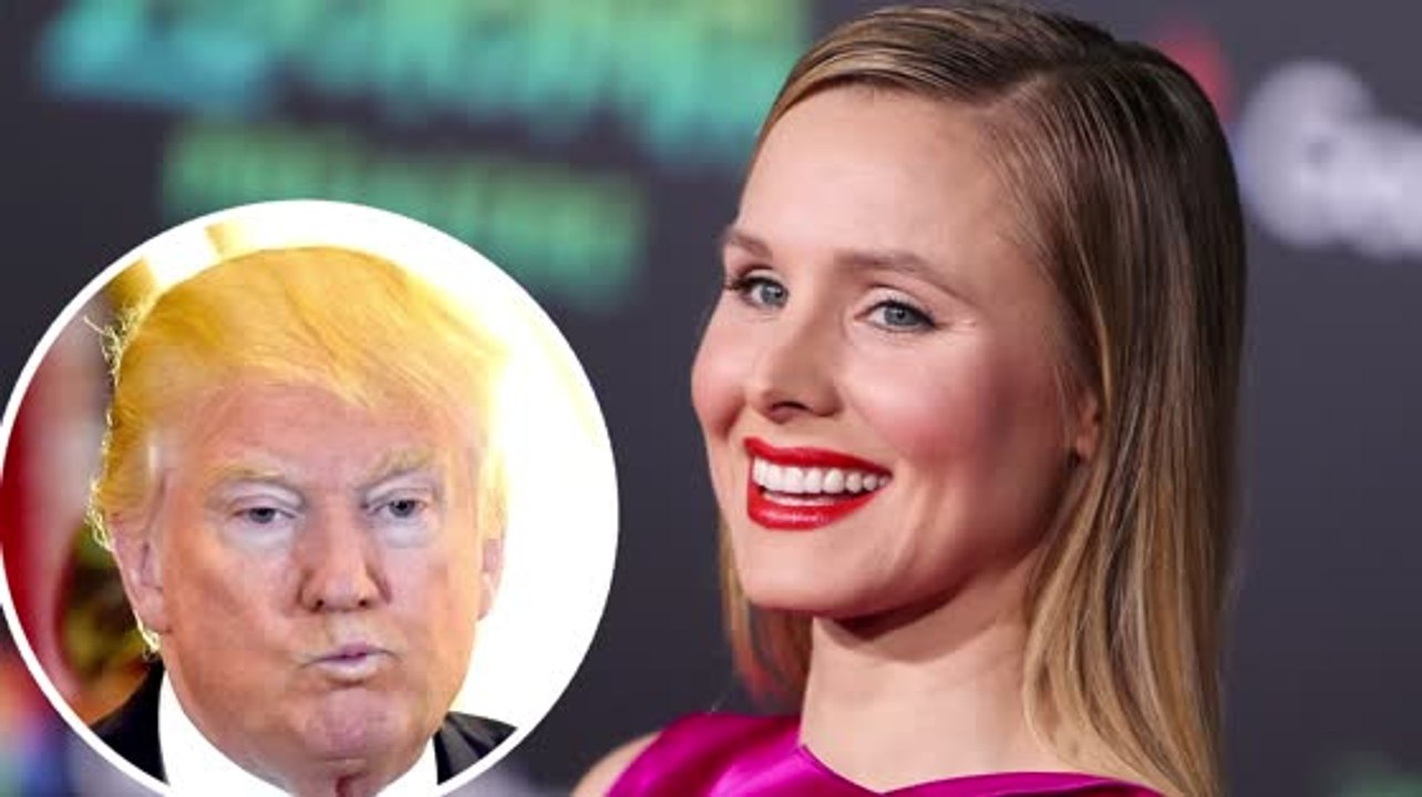 Kristen Bell geigt Donald Trump die Meinung