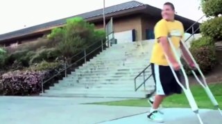 ★✰★ Tuck Knee Attempt Down El Toro 20 Stair Skateboard ★✰★