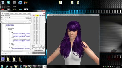 Add hair to doa models tutorial