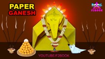 lord Ganesha And Musuka Paper Folding || Easy Origami DIY Crafts Videos || God Vinayaka Making Videos 159