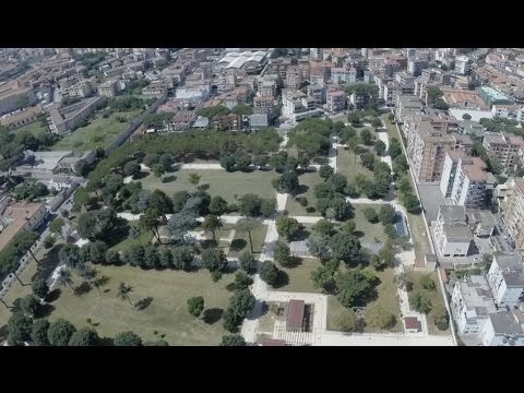 Aversa (CE) - Parco Pozzi, le spettacolari immagini dall'alto (07.07.16)