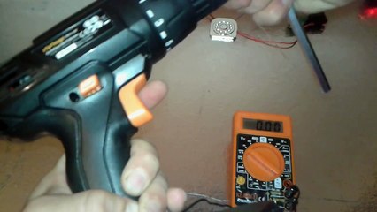 How to make an Emergency generator from a cordless drill driver
