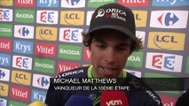 Cyclisme - Tour de France : M. Matthews «Le meilleur a gagné et c'était moi»