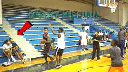 Basketball IRL with Jabari + NBA SuperStar GRANT HILL!!! - VLOG - YouTube