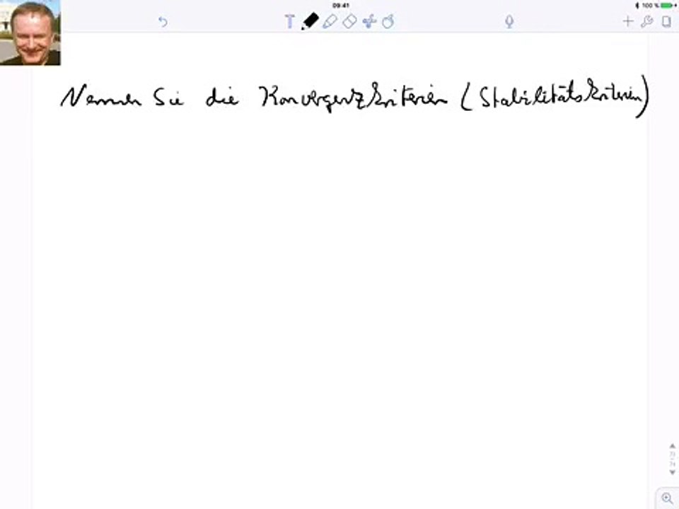 Nennen Sie die Konvergenzkriterien!