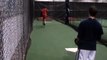 10 yr old pitcher Jaye McNeil throwing 55+ mph Fastball @ Extra Innings Pitching Lesson