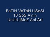 10 SoS A (FaTih VaTaN LiSeSi)  2007-2008