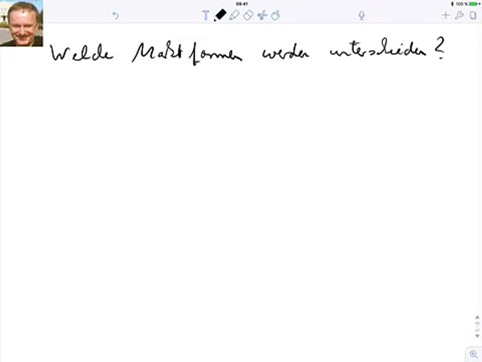 Welche marktformen werden unterschieden?