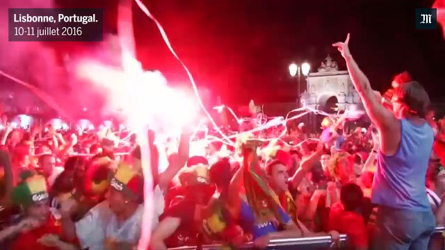 Euro : La foule en liesse à Lisbonne après la victoire du Portugal