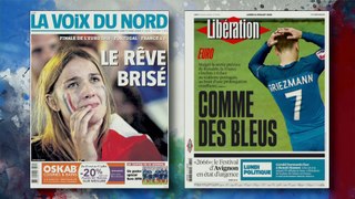La presse française pleure ses Bleus