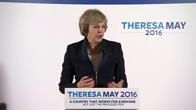 Theresa May sets out vision for post-Brexit Britain