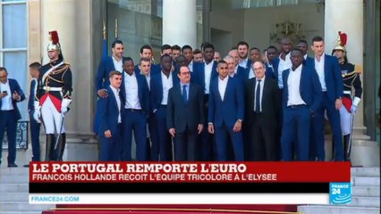 EN DIRECT - L'équipe de France reçue par François Hollande à l'Élysée après sa défaite en finale de l'Euro-2016