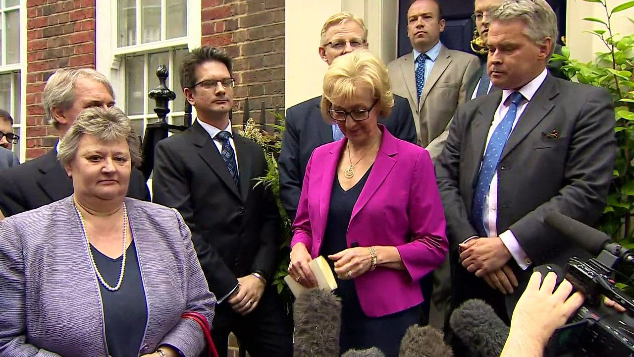 Andrea Leadsom withdraws from Tory leadership race
