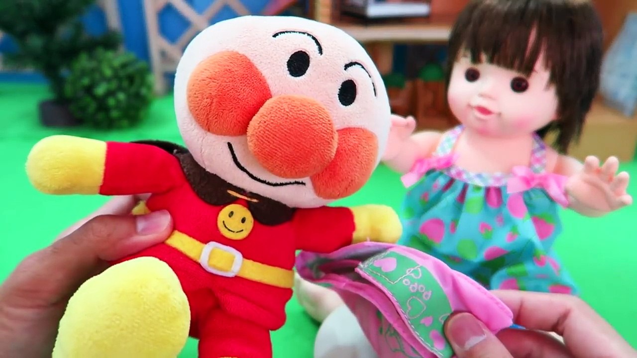 アンパンマン ぽぽちゃん おもちゃアニメ はじめてのオムツトレーニング  だだんだん コキンちゃん Diaper Training