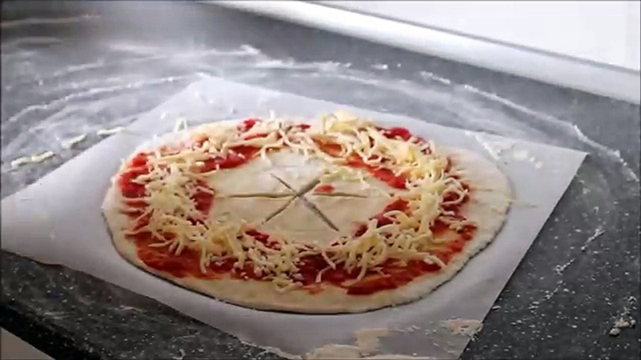 Swedish volcano pizza
