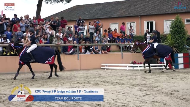 CSO Poney 3D équipe minime 1 & - Excellence