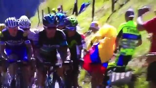 Chris Froome Punches Spectator TDF2016 TDF