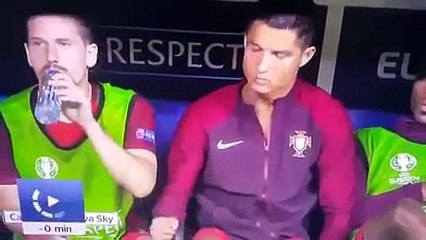 Cristiano Ronaldo tape sur Adrien Silva