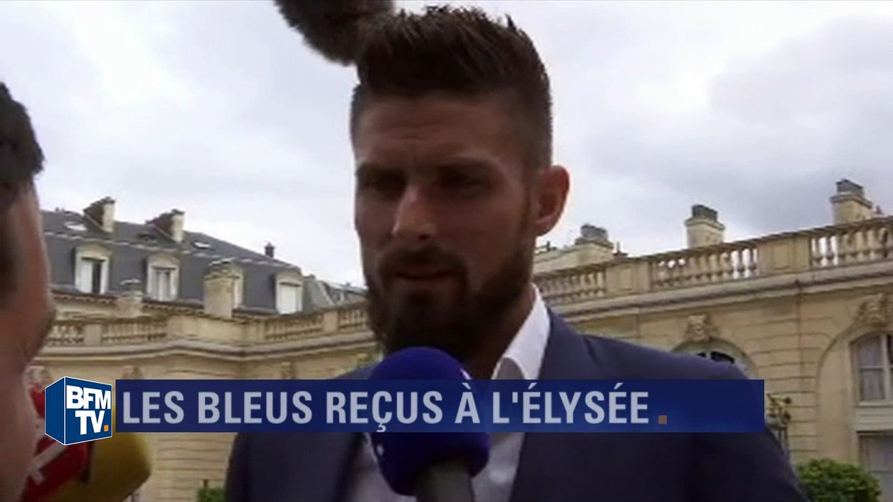 Euro 2016: Olivier Giroud "très touché par le discours de François Hollande"