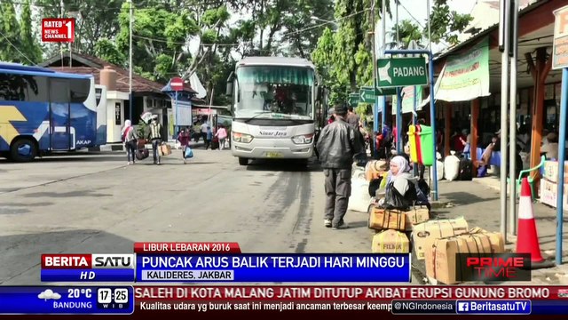 Arus Balik di Terminal Kalideres Masih Ramai