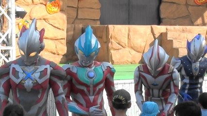 "Handshake meeting" Ultraman Special Show X / MAX / Ginga / Mebius / Hikari appeared!