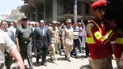 محافظ القليوبية يشارك في جنازة الشهيد العقيد أحمد كمال