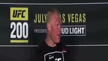 UFC 200 Brock Lesnar Post fight Press Conference Brock Lesnar Interview After UFC 200 ufc 2016