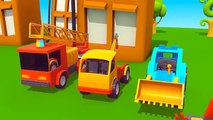 Kid's 3D Construction - Children's Cartoons - Leo's HELICOPTER!