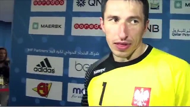 Sławek Szmal - MVP meczu Polska vs Chorwacja 24:22 - KATAR 2015