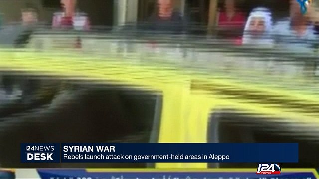 Syrian rebels launch attack on government-held areas in Aleppo
