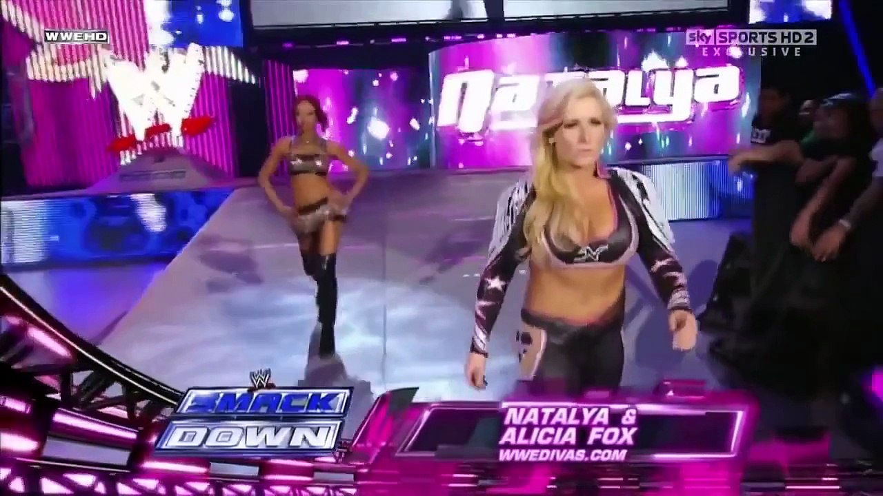 KELLY KELLY & AJ VS ALICIA FOX & NATALYA 08-19-11