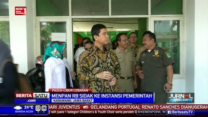 Menpan RB Sidak ke Pemkab Karawang