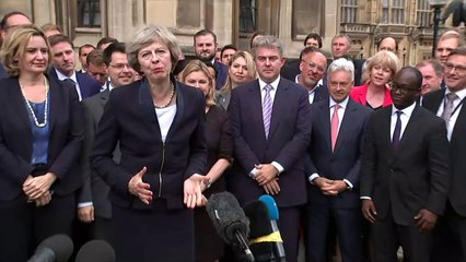 May says she's 'honoured and humbled' to be new Tory leader