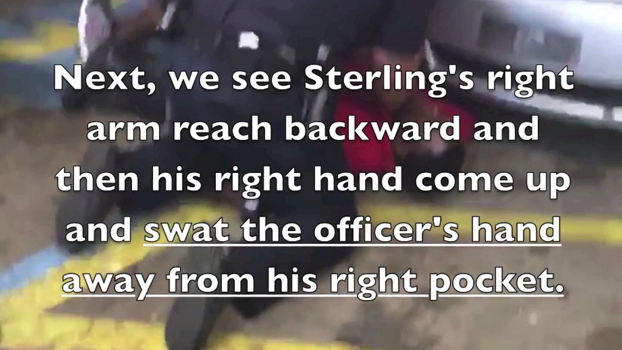 SLOW MOTION ALTON STERLING VIDEO PAINTS DIFFERENT PICTURE (911 Call Included)