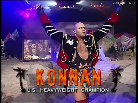 Ric Flair vs Konnan, WCW Bash at the Beach 1996