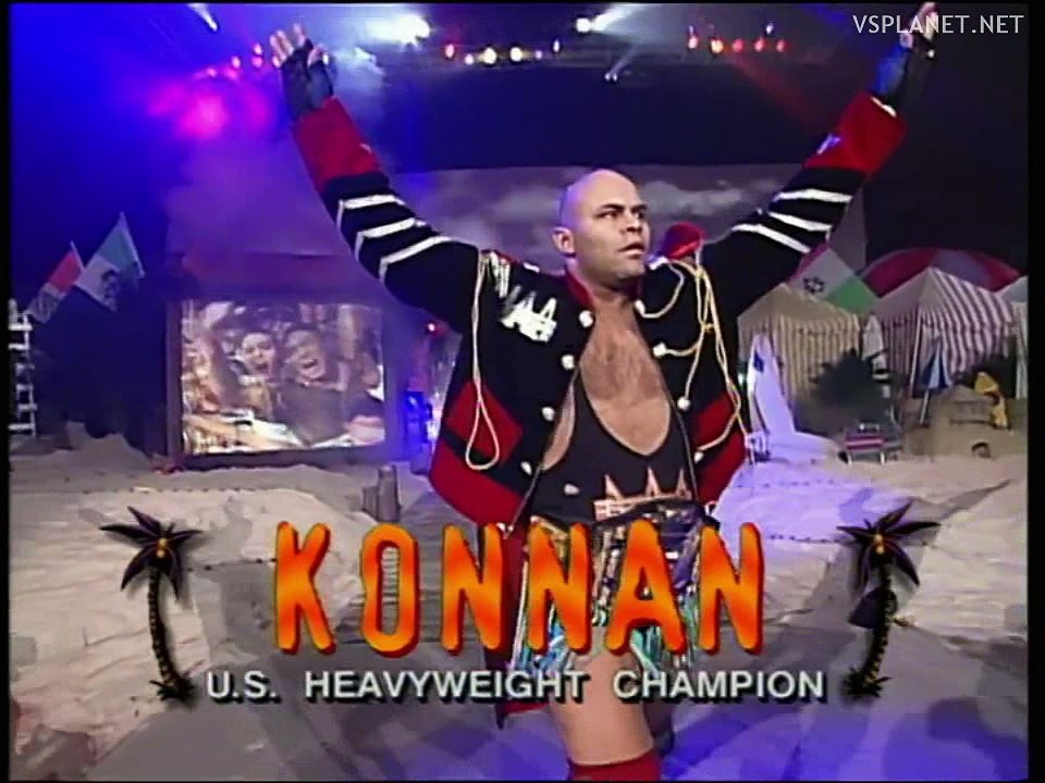 Ric Flair vs Konnan, WCW Bash at the Beach 1996