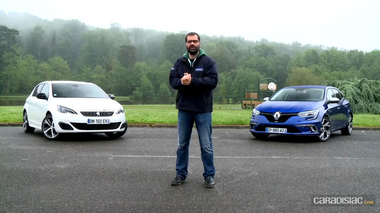 Comparatif Renault Mégane GT vs Peugeot 308 GT : le derby attendu