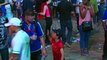 Distraught French fan gets hug from Portuguese boy at Euros