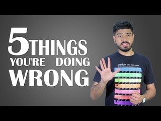 5 Things You're Doing Wrong | Fashion Tips
