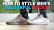 How To Style Men's Colourful Socks! | Style Adidas Stan Smith's | The Moja Club
