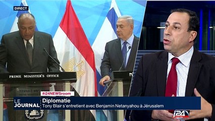Tony Blair s'entretient avec Netanyahou à Jérusalem