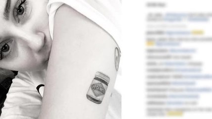 Miley Cyrus Gets a Vegemite Tattoo