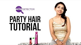 Party Hair Tutorial : Cute Side Braided Hairstyle For Long Hair