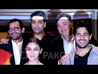 Alia, Fawad, Siddharth, Rishi Kapoor at the Success Party of 'Kapoor and Sons' - Part 2 | CinePakoda